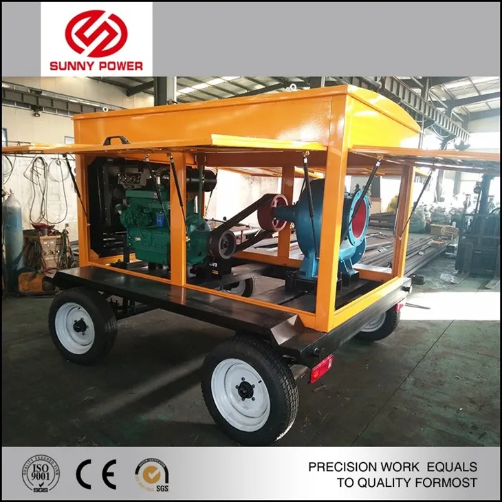 mobile sewage water pump